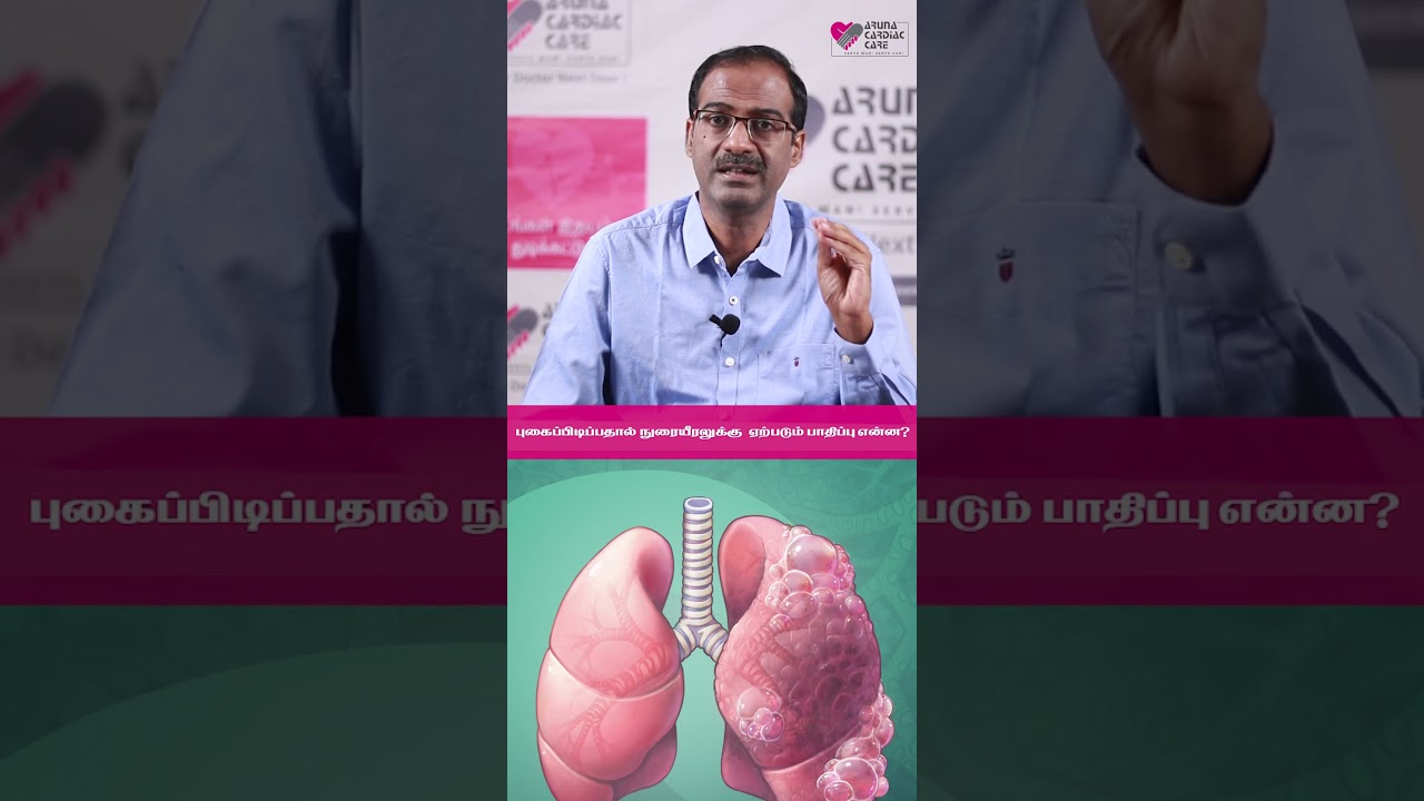 புகைப்பிடிப்பதால் நுரையீரலுக்கு ஏற்படும் தீங்கு | World No Tobacco Day 2023 | Dr Arunachalam