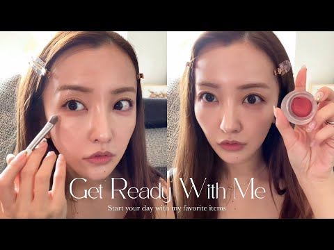 【GRWM】ともちんのリアルなメイク💄いつも使ってるおすすめアイテムも紹介してるよー🎀🧁🩰【メイク】